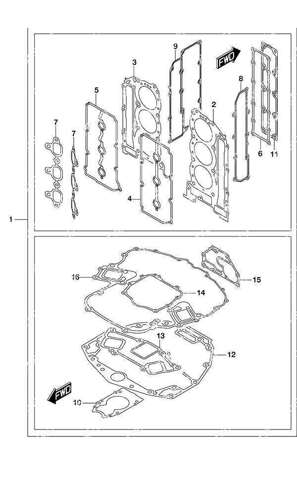 Opt: Gasket SetSS Model