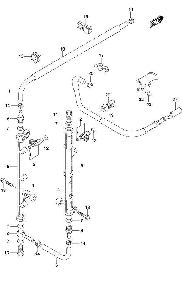 喷油器(不锈钢型号) Fuel Injector SS Model