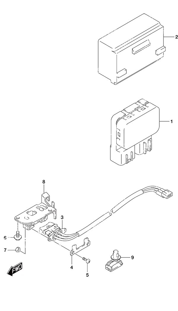 PTT SwitchTiller Handle w/Power Tilt