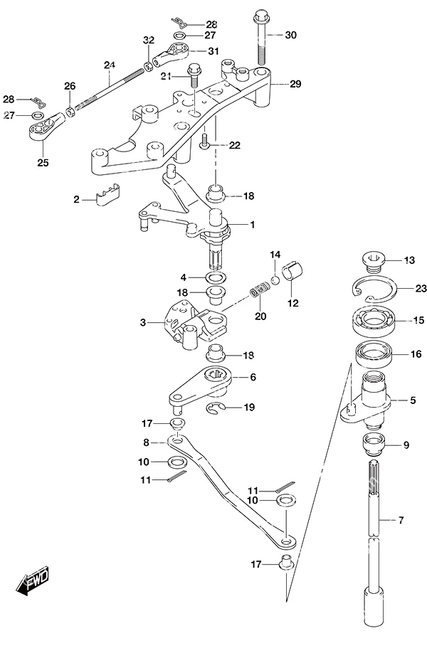 离合器轴 Clutch Shaft
