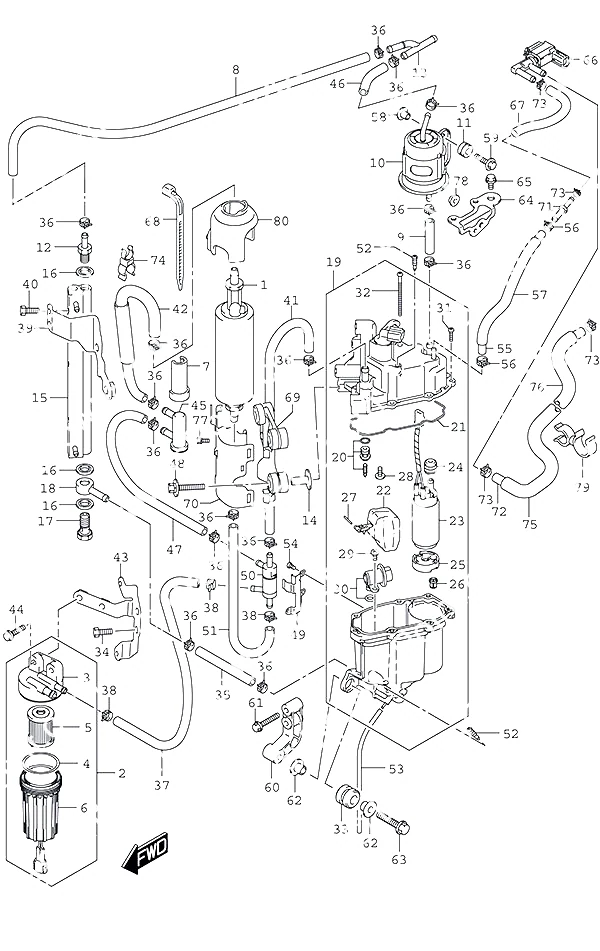 燃油泵/燃油蒸汽分离器 Fuel Pump/Fuel Vapor Separator