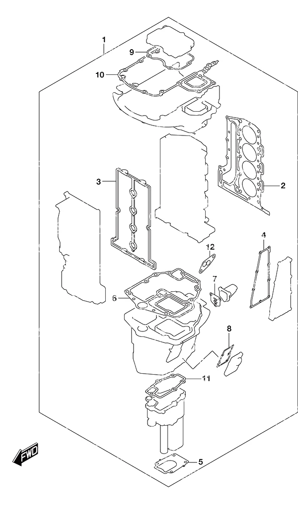选配: 衬垫套装 Opt: Gasket Set