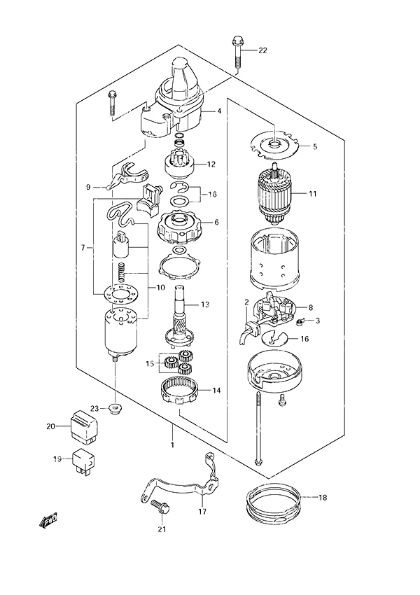 启动马达 Starting Motor