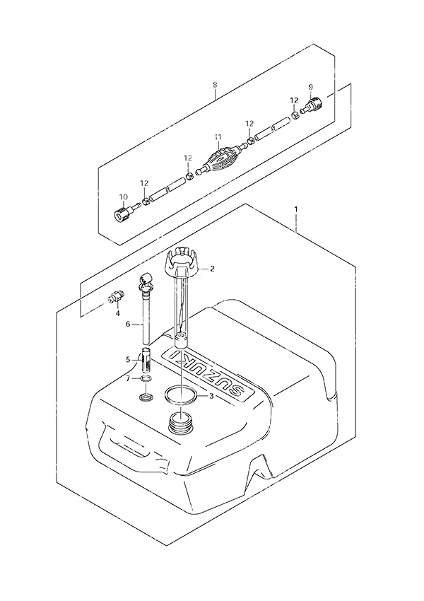 选配: 燃油箱 Opt: Fuel Tank