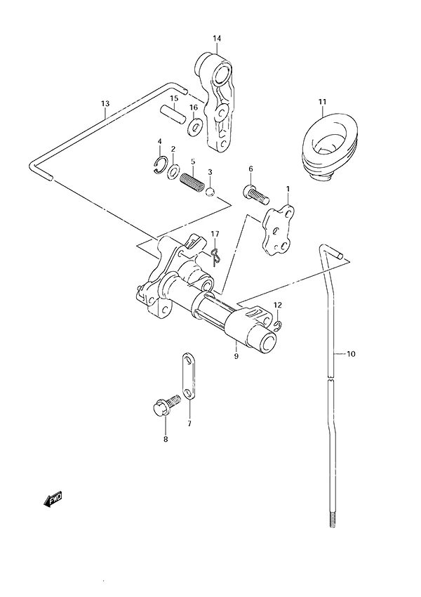 Clutch Rod w/Remote Control