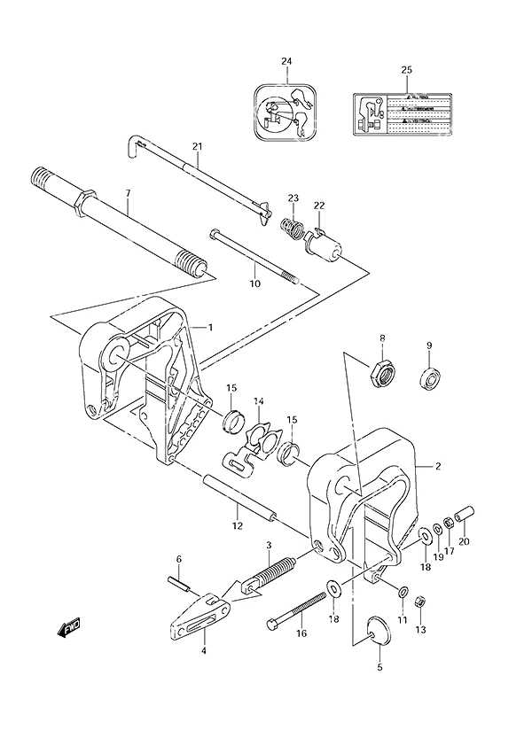 Clamp Bracket w/Remote Control