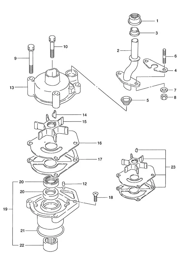 Water Pump(1986 to 1997)