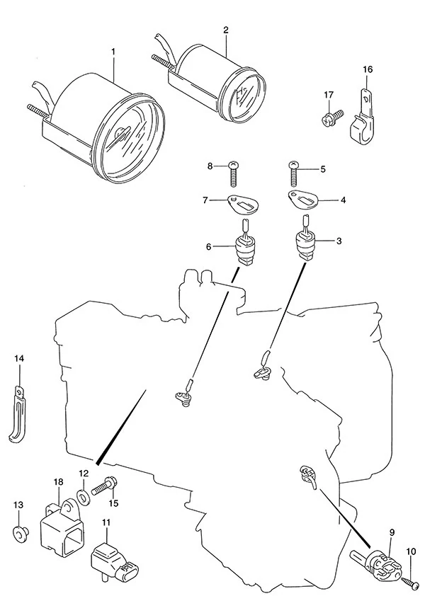 Sensor & Meter(DT115S - 1996 to 2001)
