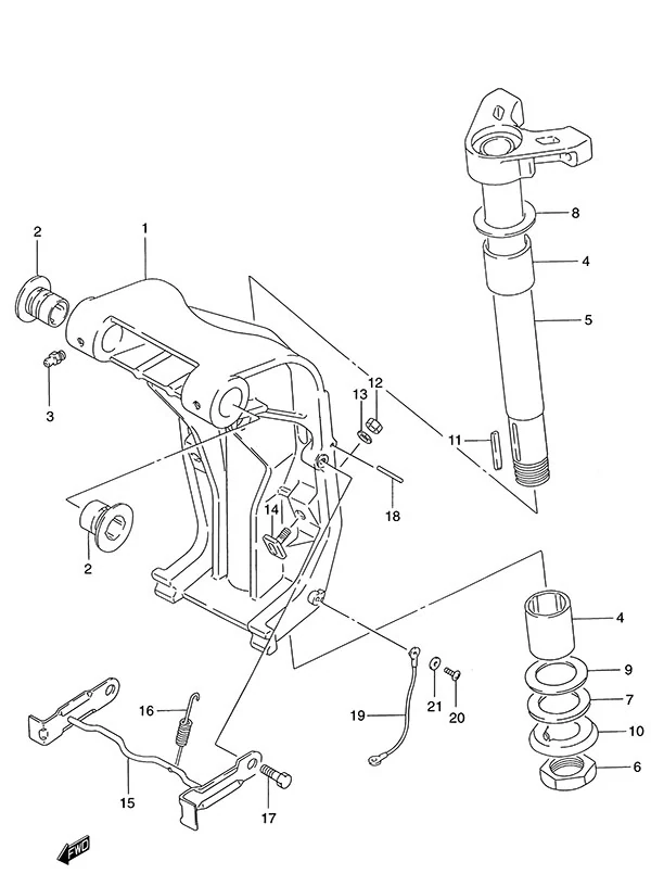 Swivel Bracket(1986 to 1995)
