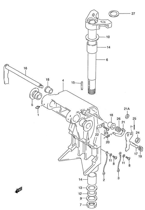 Swivel Bracket(1996 to 2001)