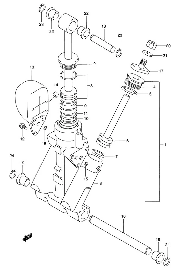 Trim Cylinder(1996 to 2001)