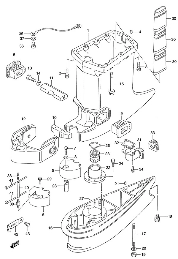 Drive Shaft Housing