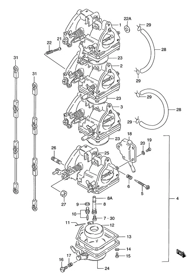 Carburetor(1986 to 1997)