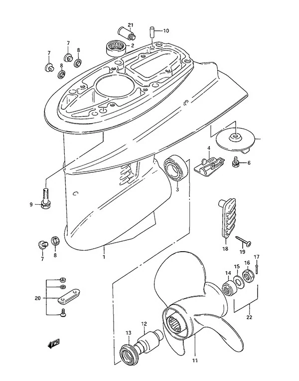 Swivel Bracket(1986 to 1992)