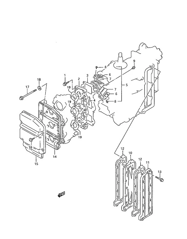 Inlet Case(1995 to 1997)