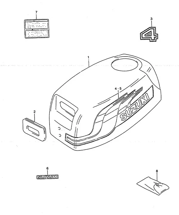 Engine Cover(1997 to 1998)