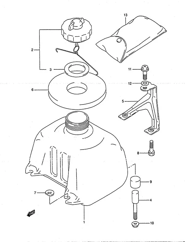 Fuel Tank(1994 to 1998)