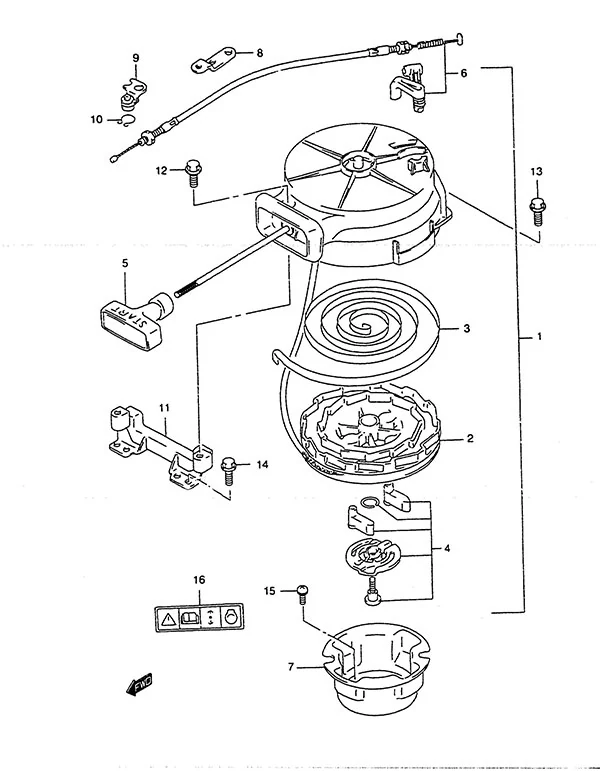 反冲启动器 Recoil Starter