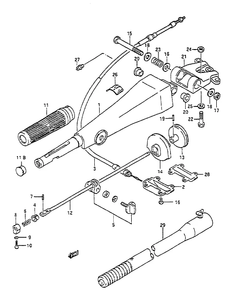 手柄(DT55HTC 1988至1991款) Handle(DT55HTC 1988 to 1991)