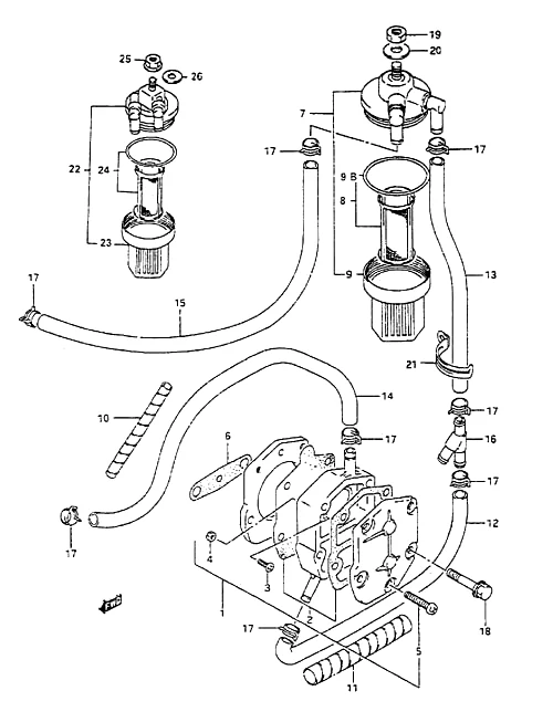 燃油泵(1995至1997款) Fuel Pump(1995 to 1997)