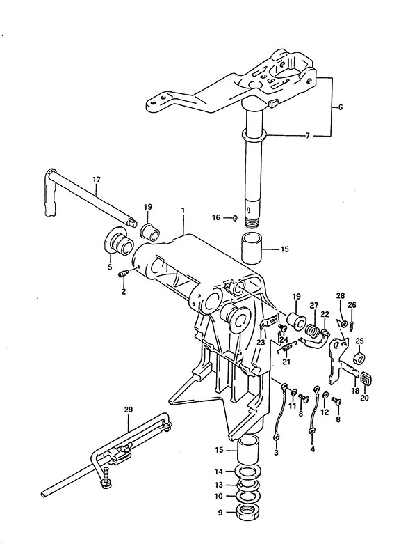 旋转支架(1996-1997款) Swivel Bracket(1996 to 1997)