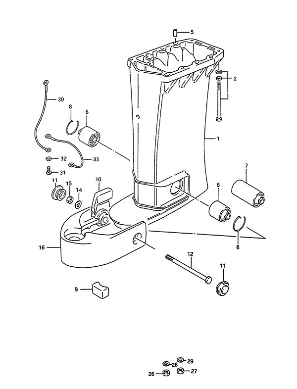 驱动轴壳体 Drive Shaft Housing