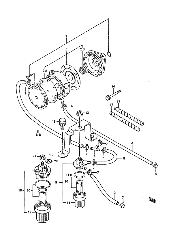 燃油泵(1995至1997款) Fuel Pump(1995 to 1997)