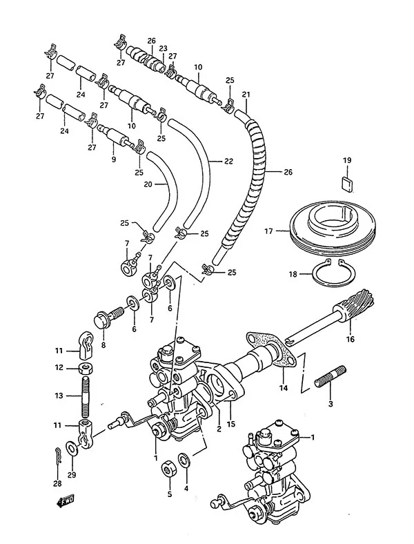 机油泵(1988至1994) Oil Pump(1988 to 1994)