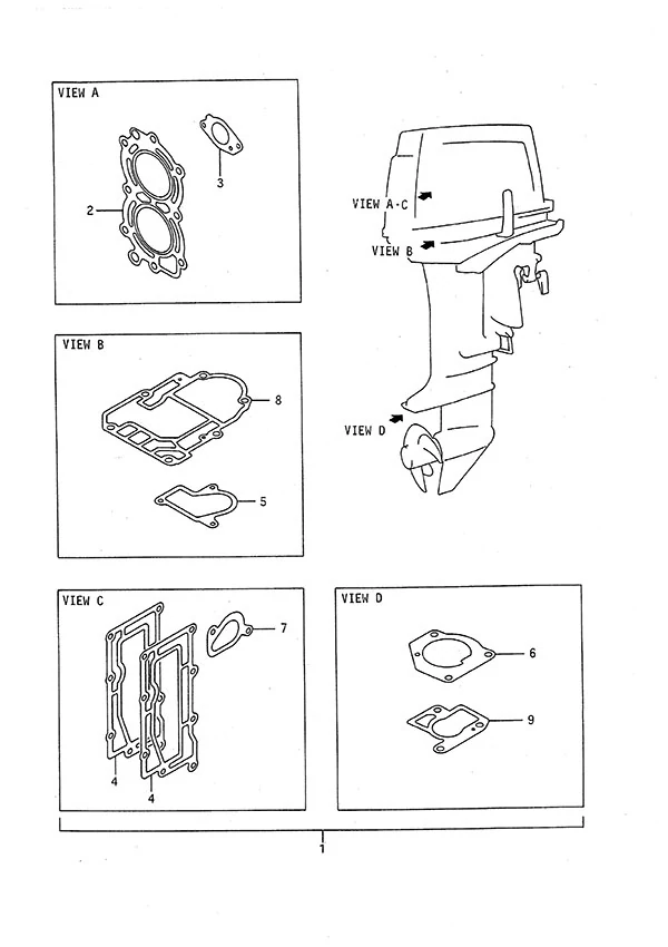 选配: 衬垫套装 Opt: Gasket Set