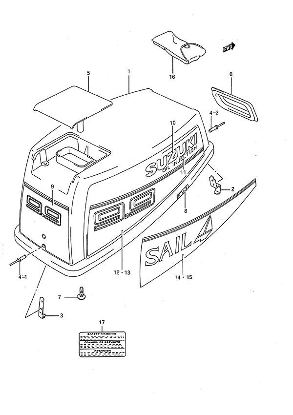 Engine Cover(1989 to 1993)