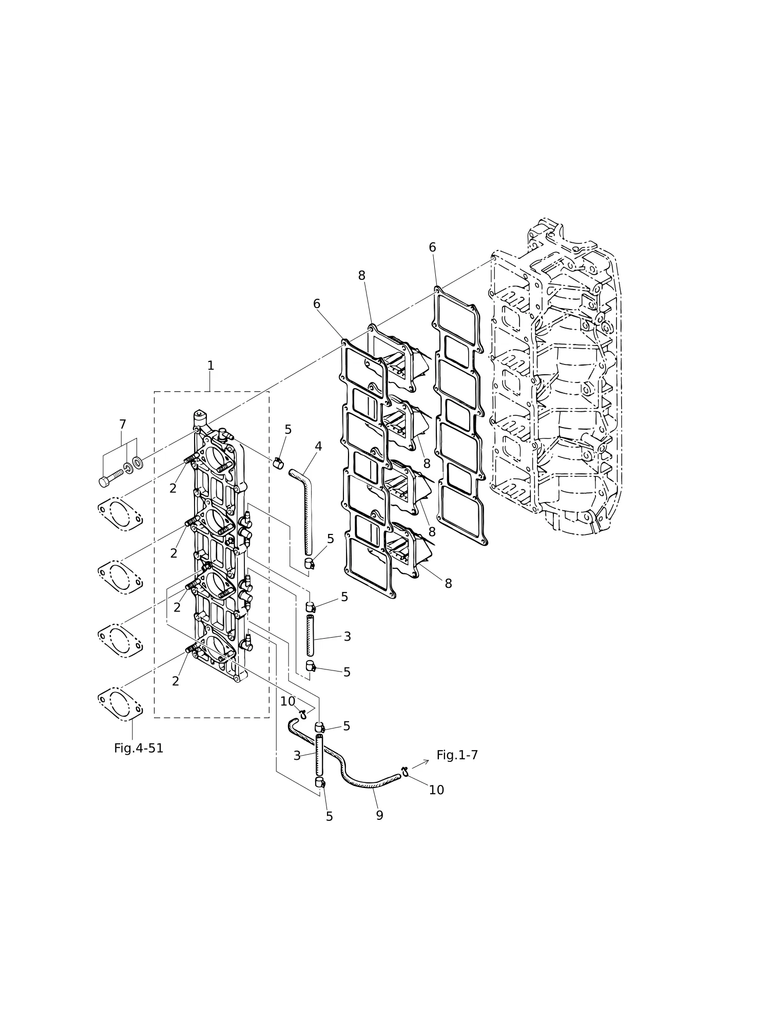 INTAKE MANIFOLD · REED VALVE