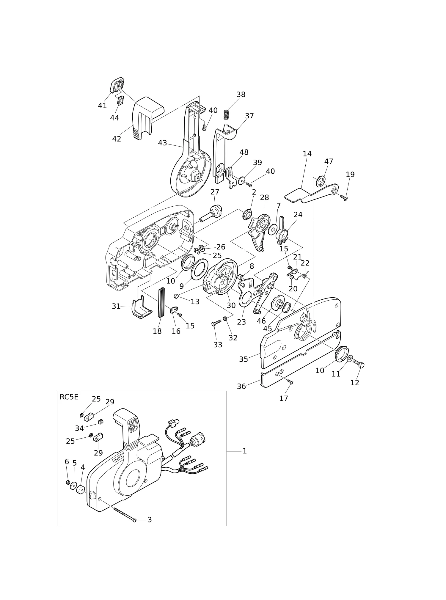 COMPONENT PARTS OF REMOTE CONTROL