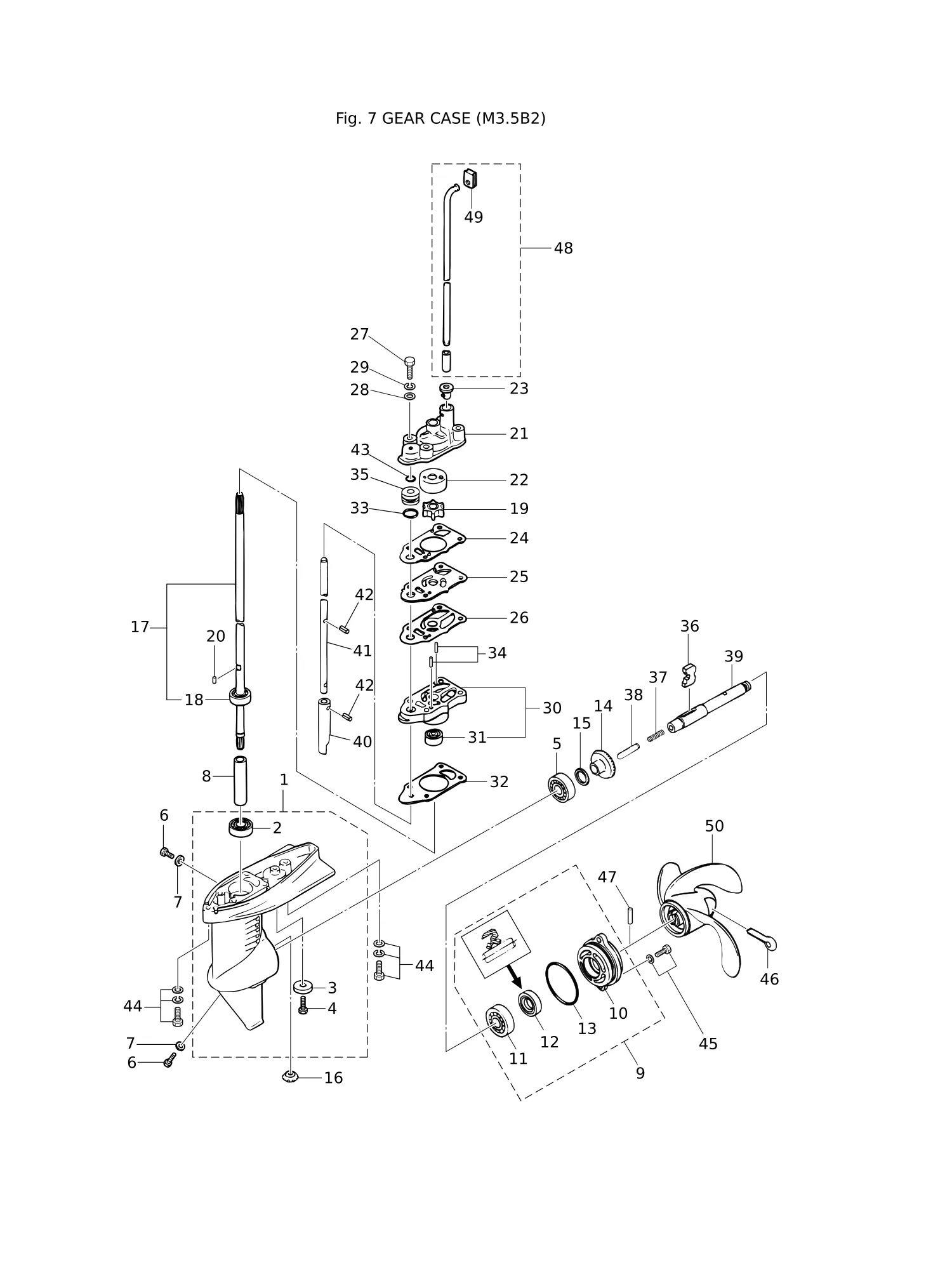 GEAR CASE (M3.5B2)