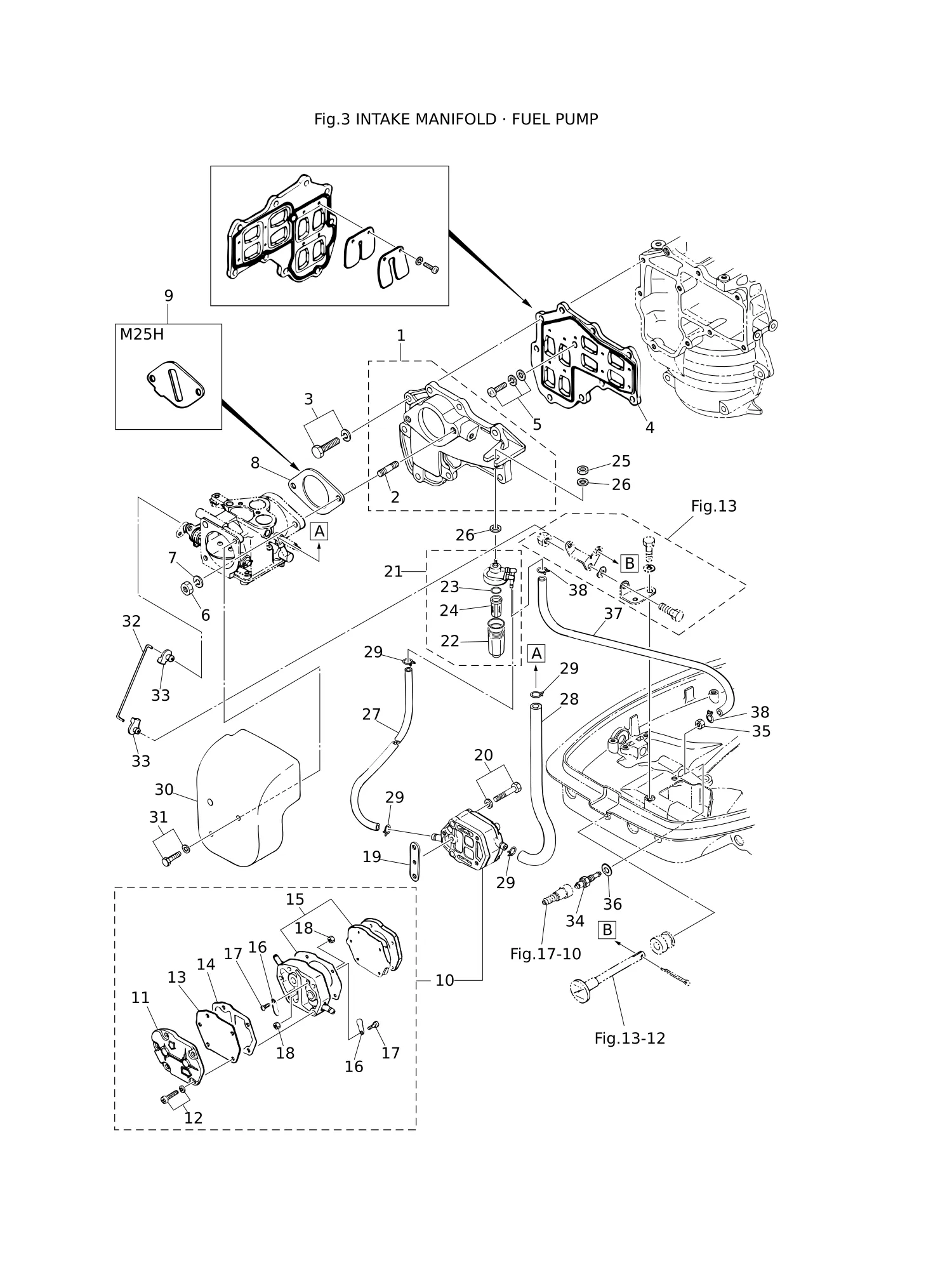 INTAKE MANIFOLD · FUEL PUMP