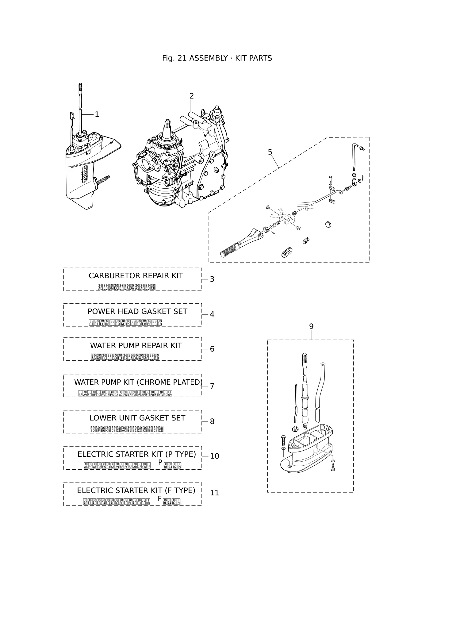 ASSEMBLY · KIT PARTS