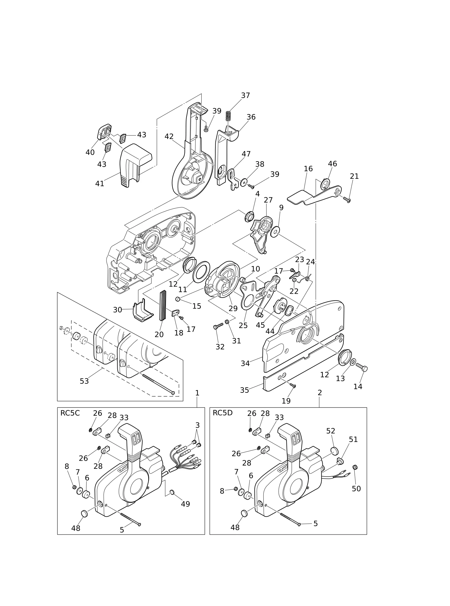 COMPONENT PARTS OF REMOTE CONTROL