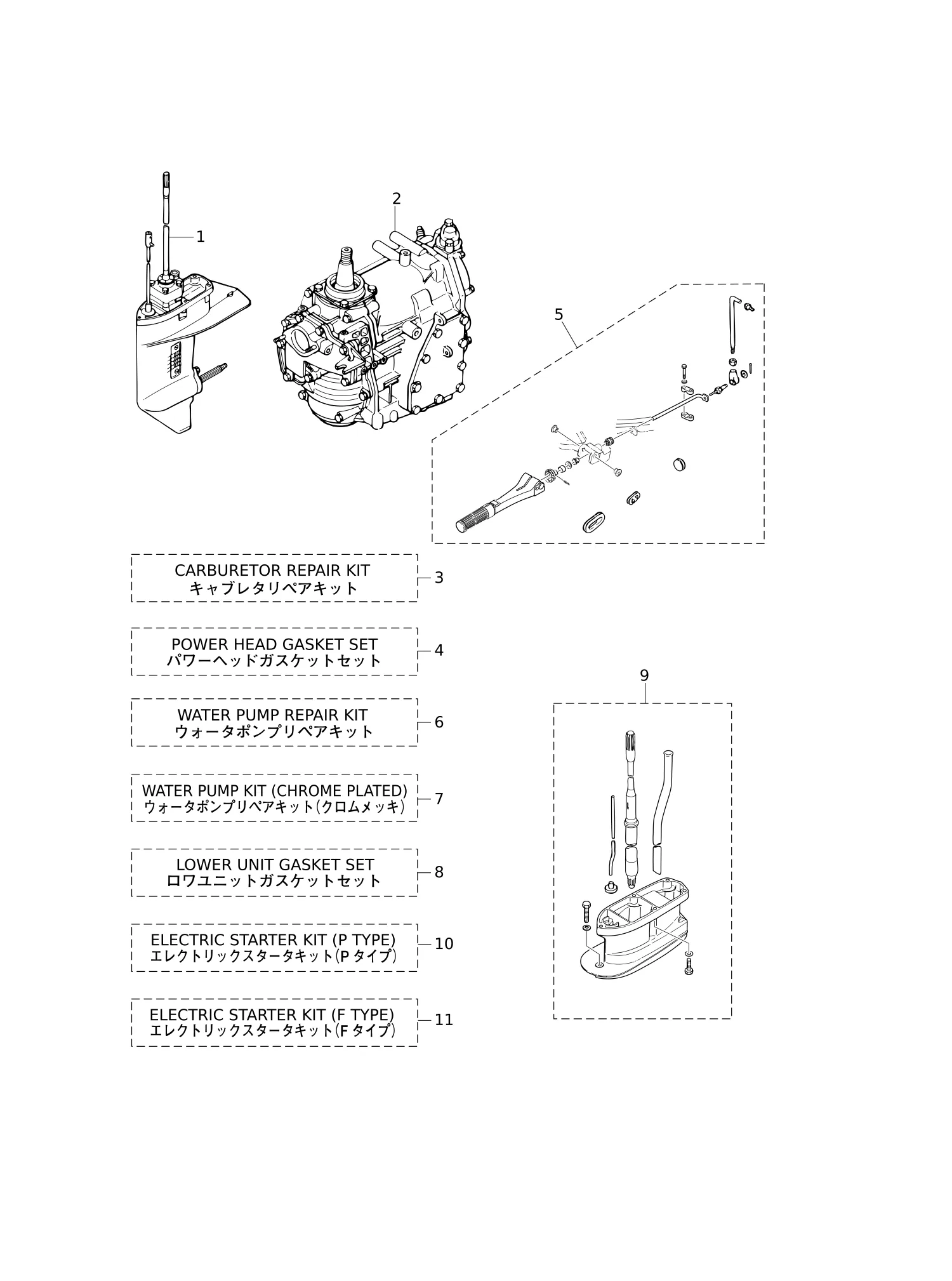 ASSEMBLY · KIT PARTS