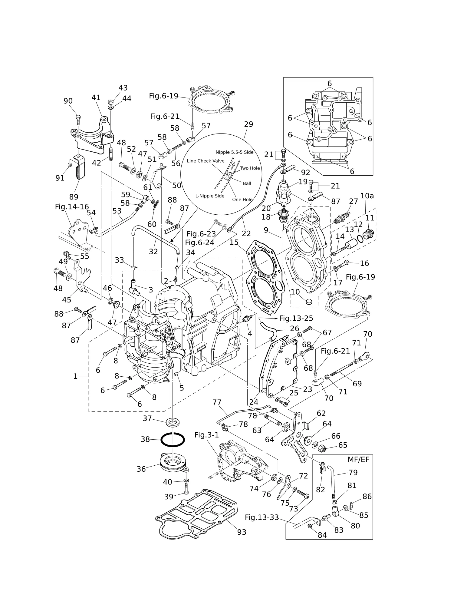 CYLINDER · CRANK CASE