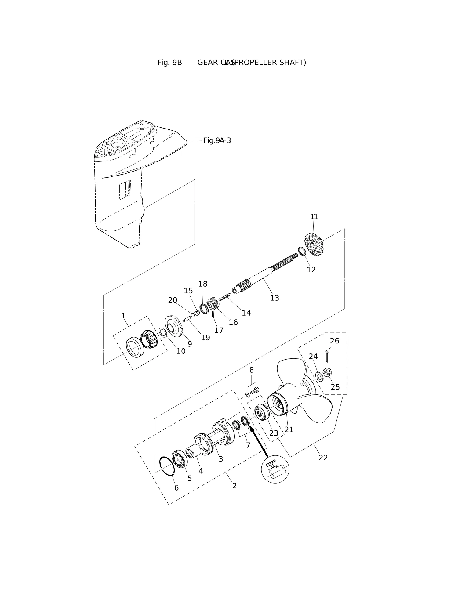 GEAR CASE (PROPELLER SHAFT)