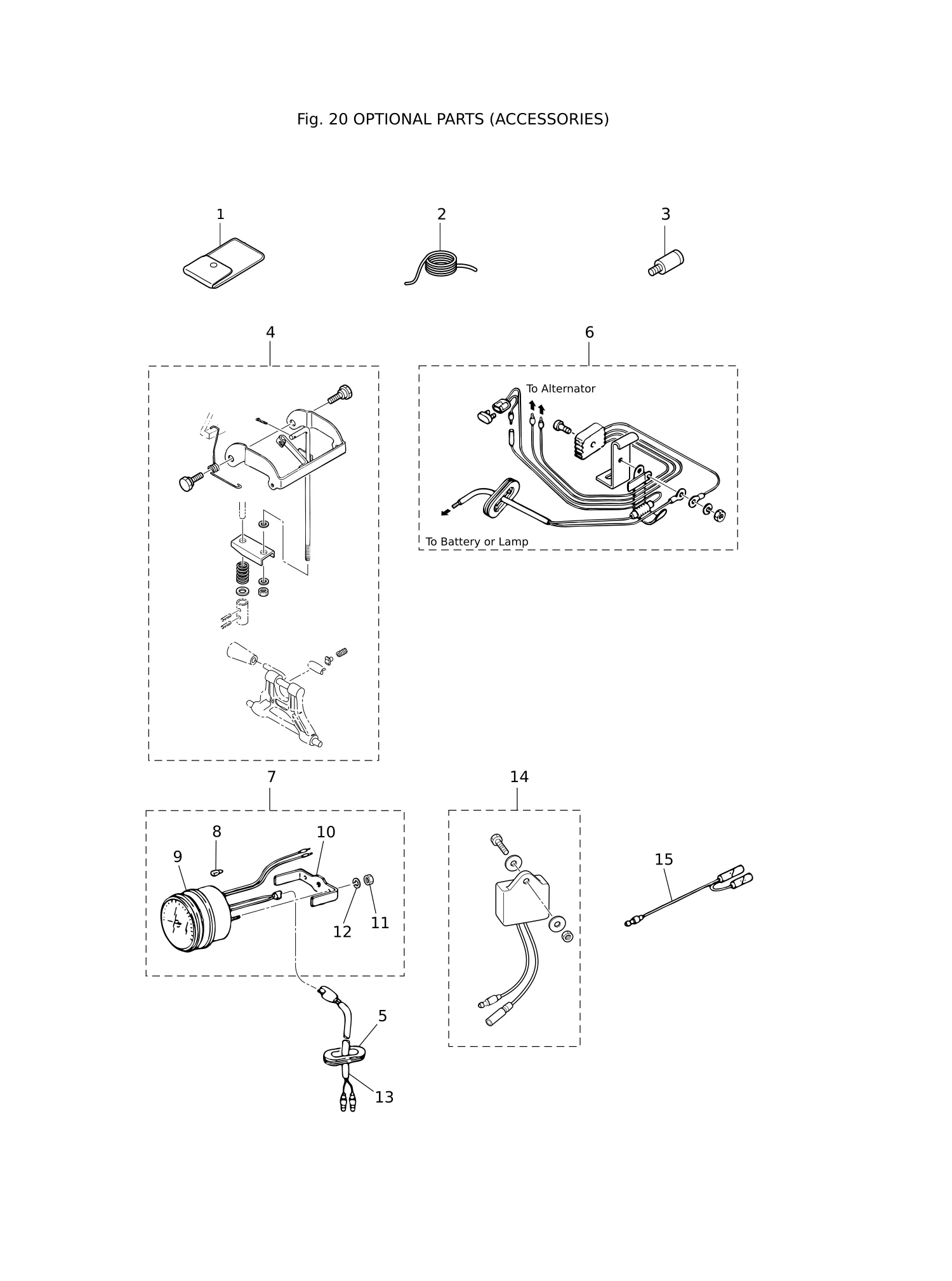 OPTIONAL PARTS (ACCESSORIES)