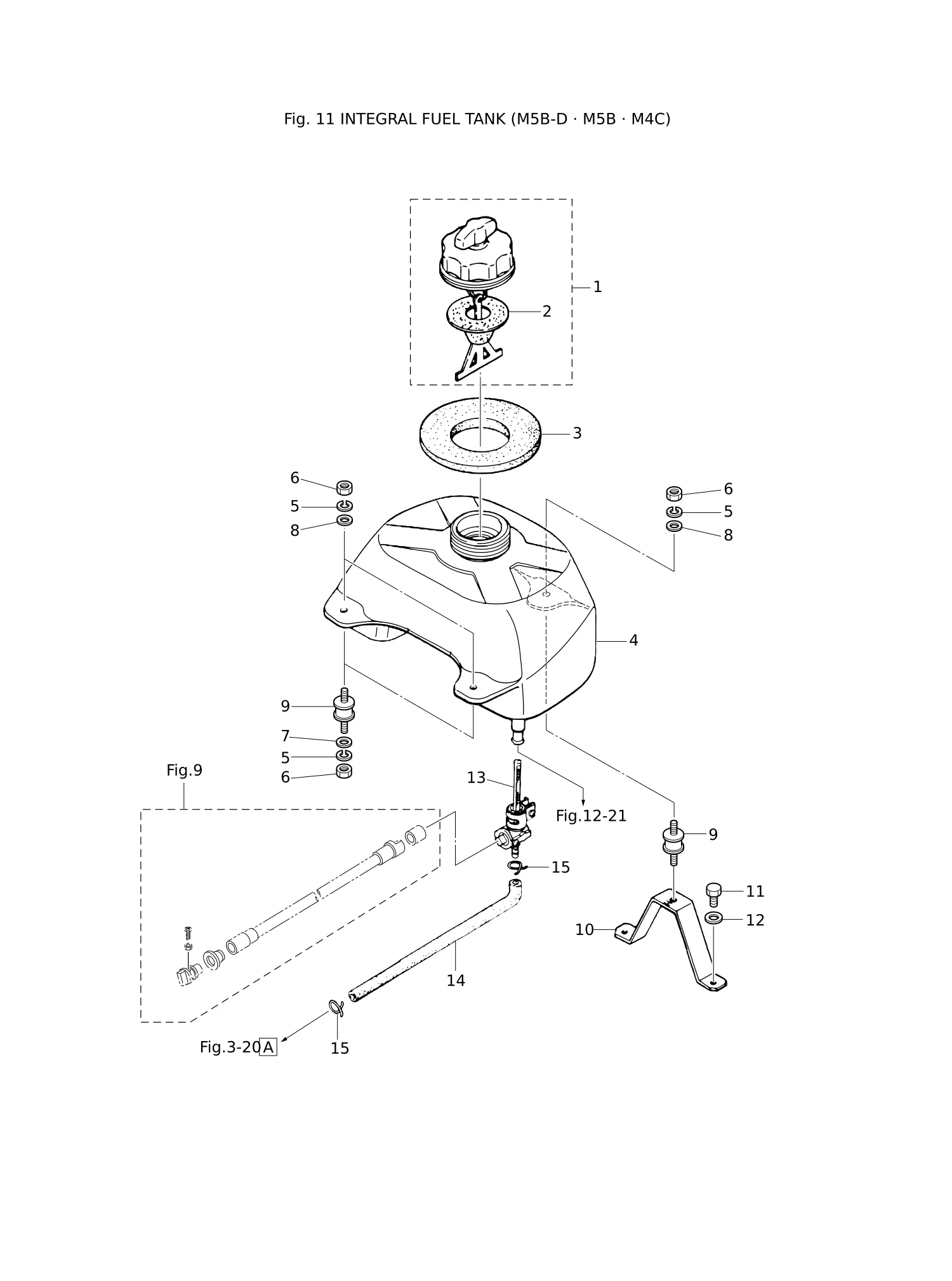 INTEGRAL FUEL TANK(M5B-D · M5B · M4C)