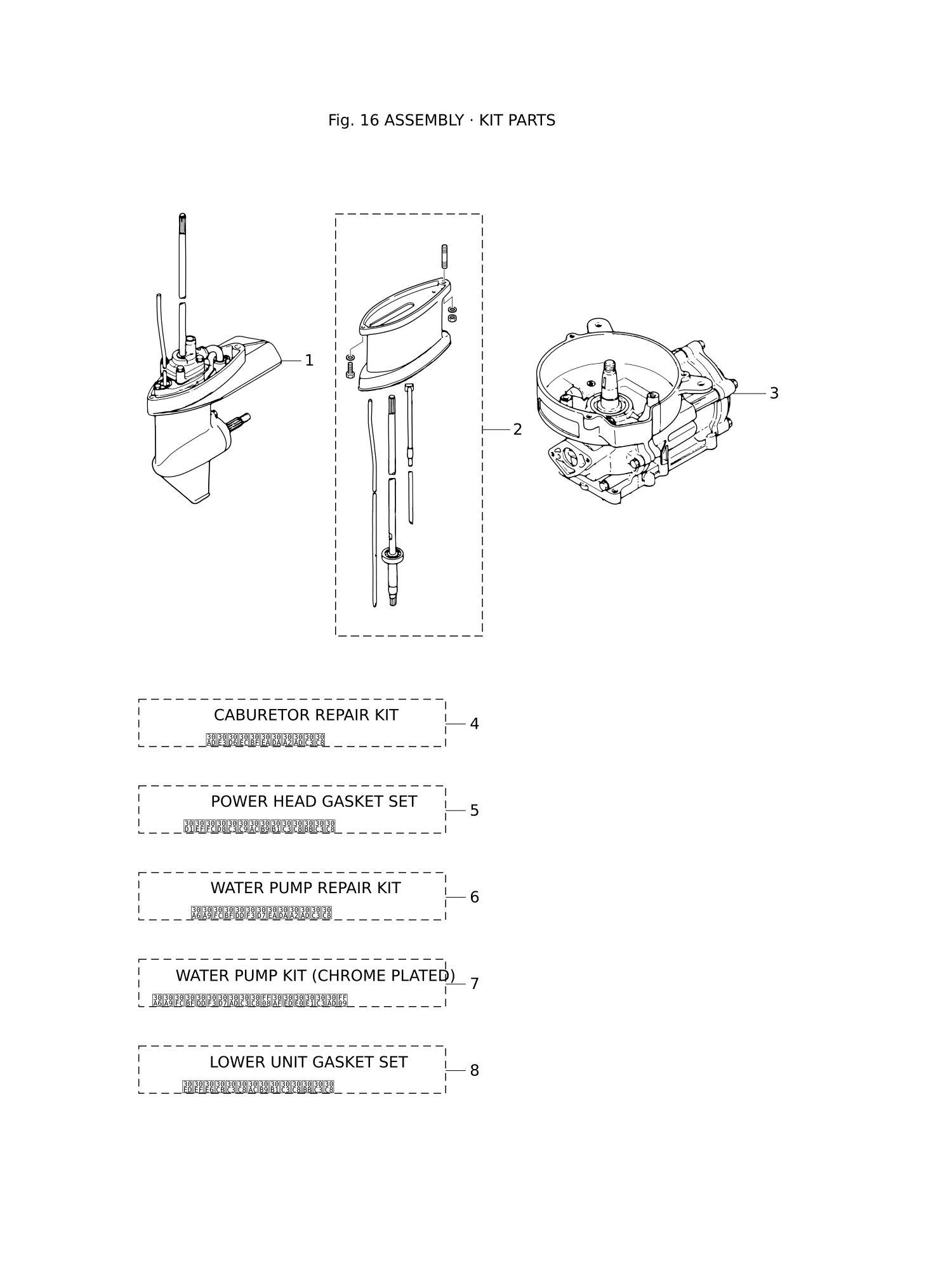ASSEMBLY · KIT PARTS