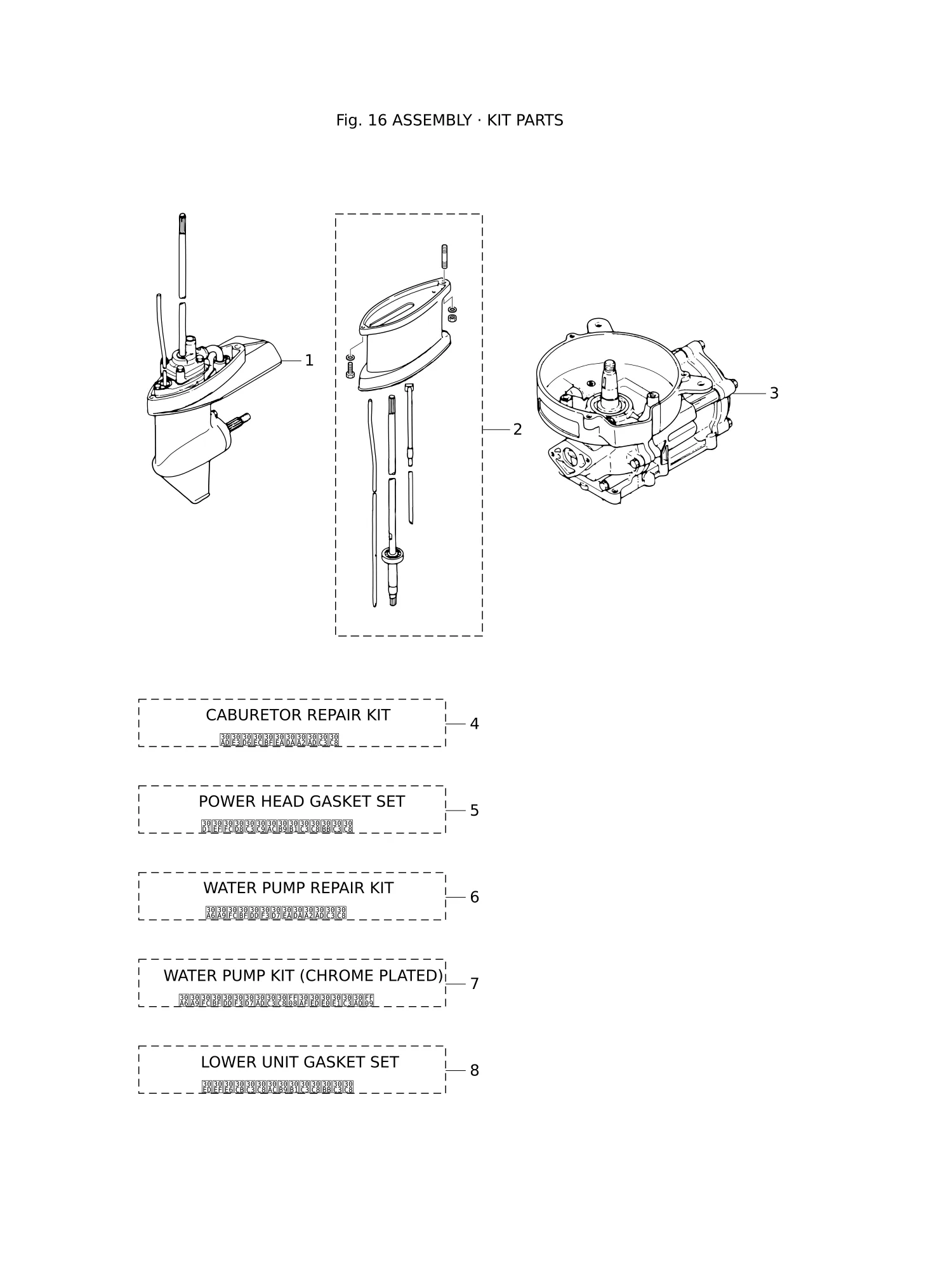ASSEMBLY · KIT PARTS