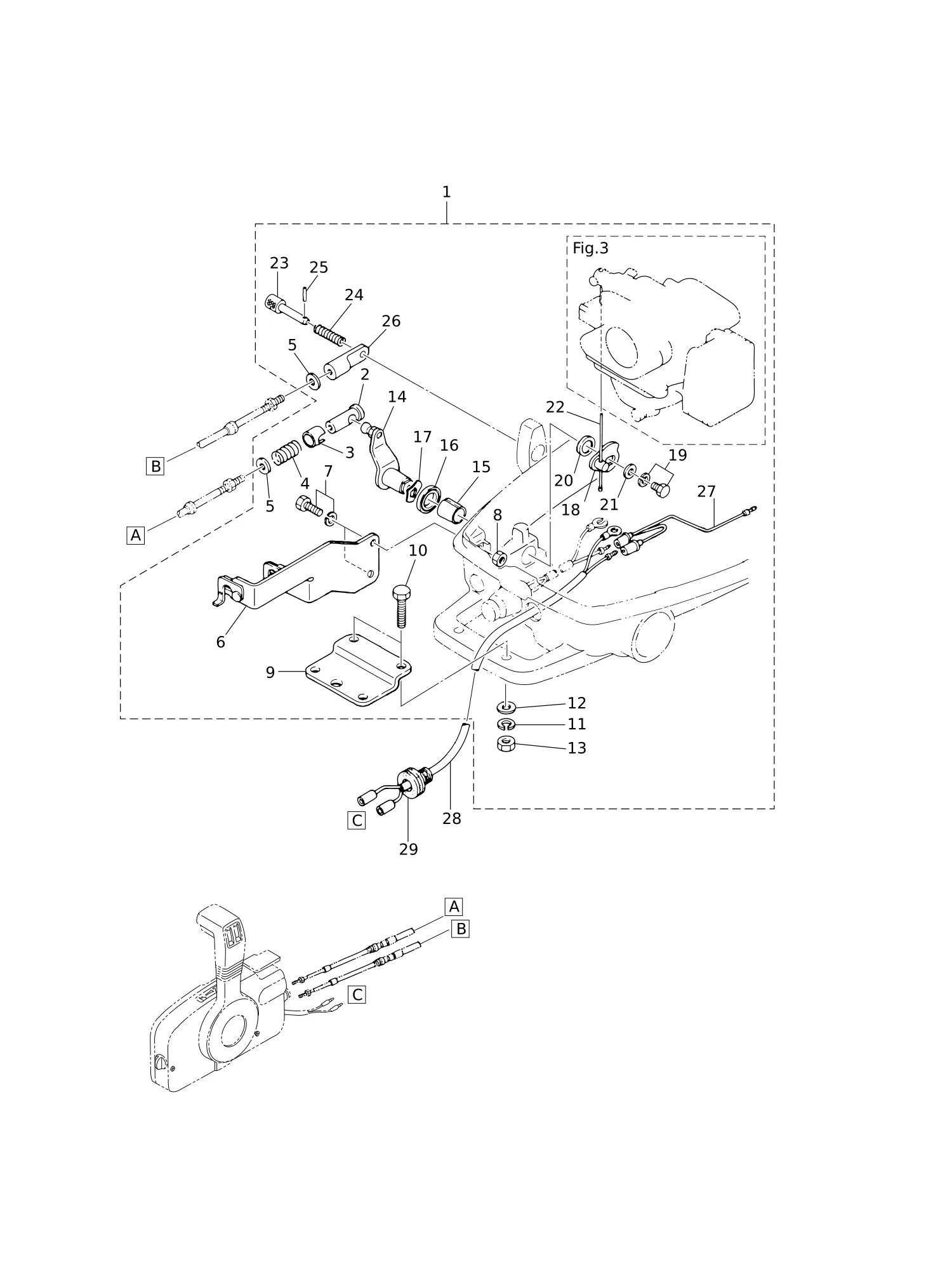OPTIONAL PARTS (1) ACCESSORIES (REMOTE CONTROL)