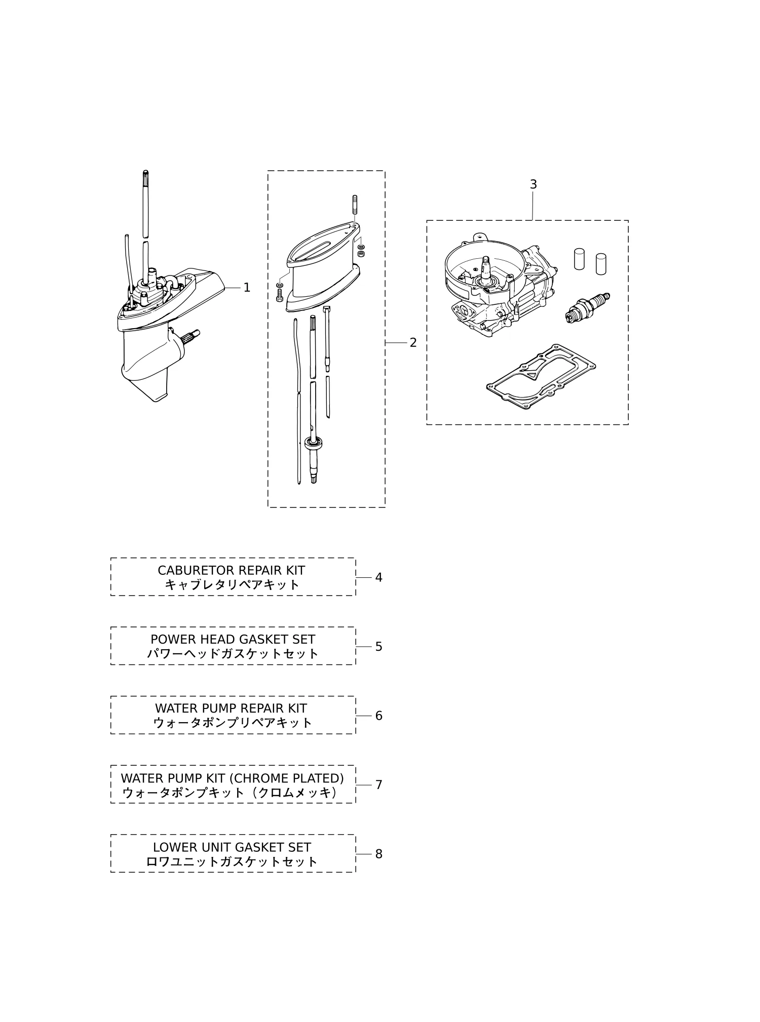 ASSEMBLY · KIT PARTS