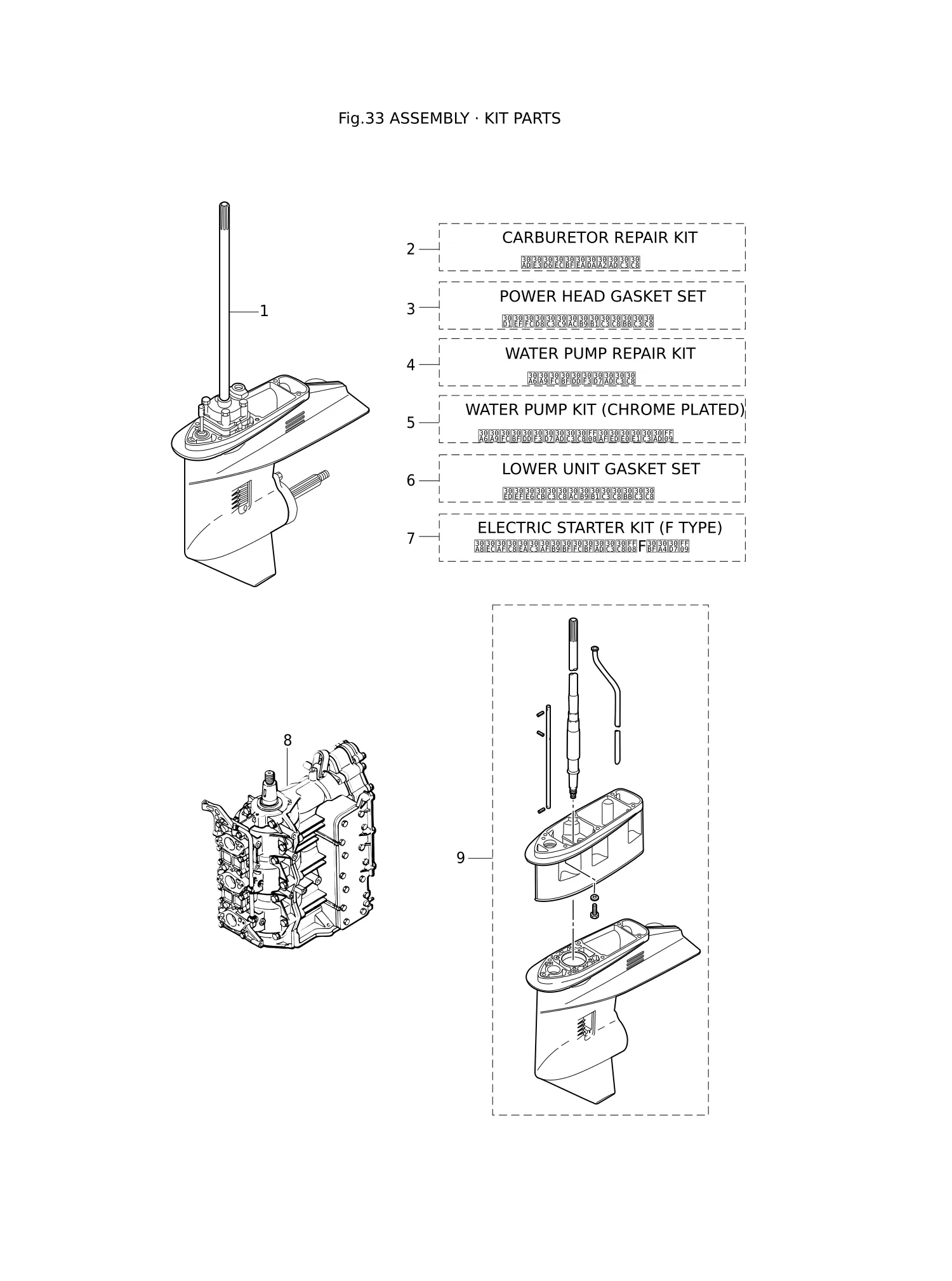 ASSEMBLY · KIT PARTS
