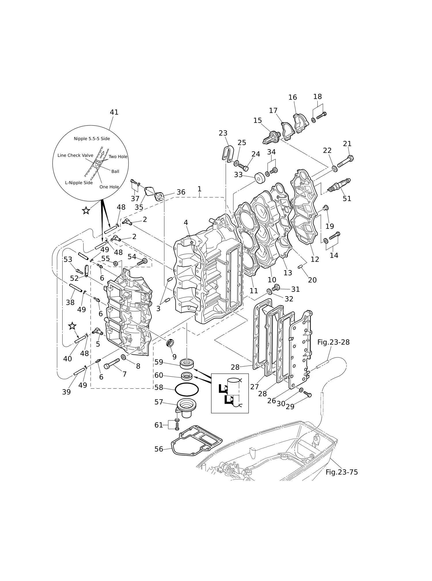 CYLINDER · CRANK CASE