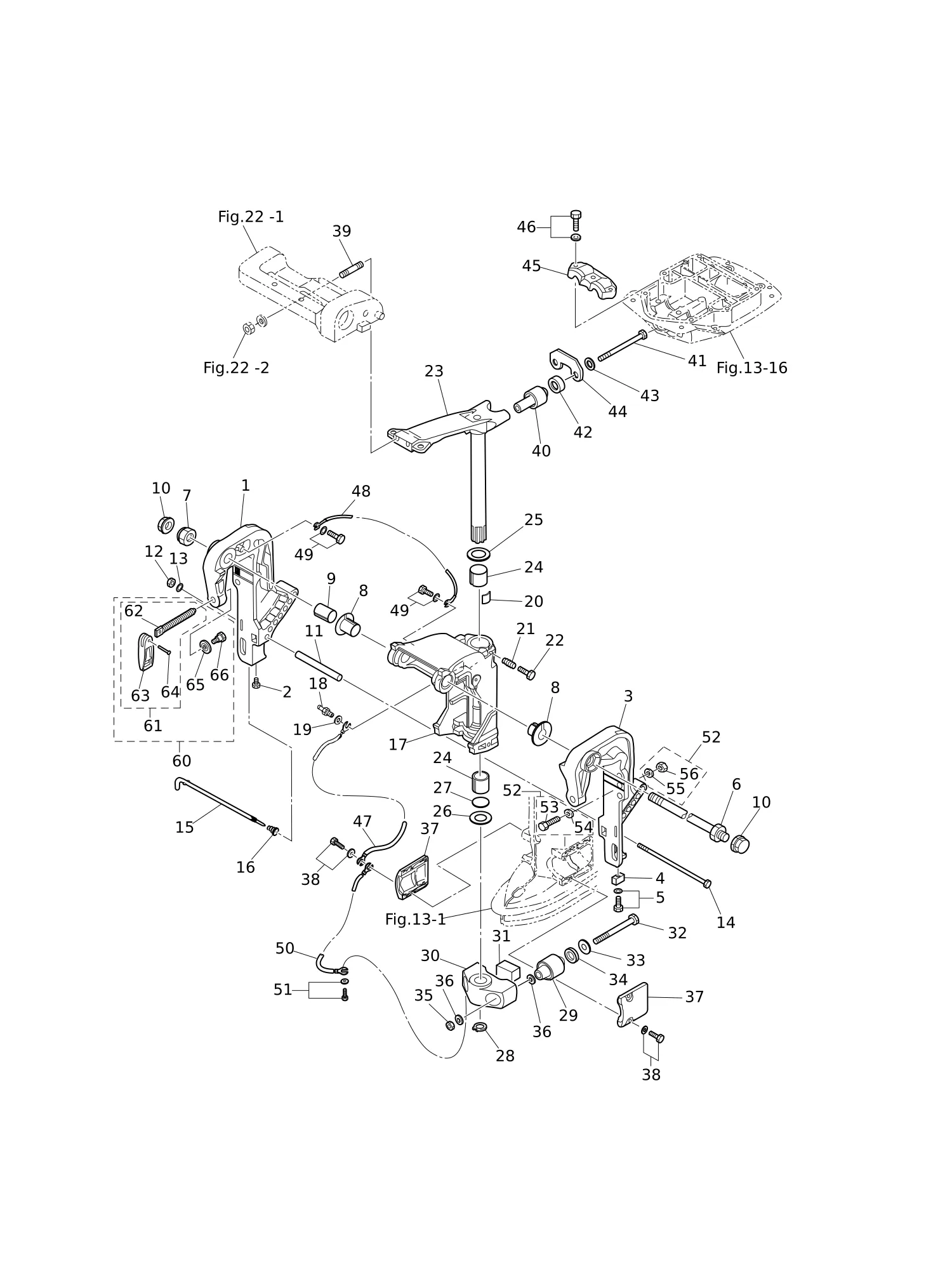 BRACKET (MANUAL TILT)