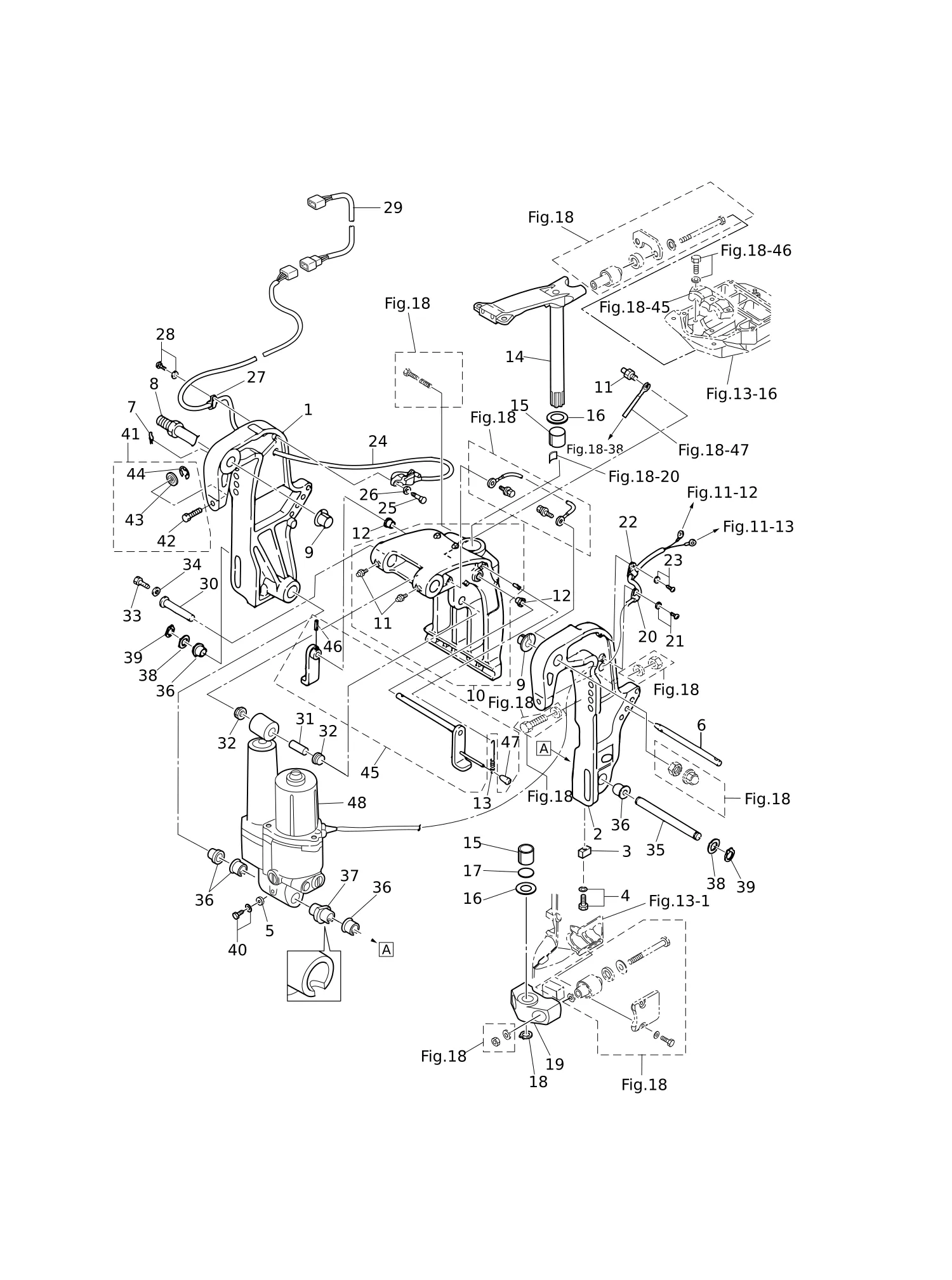BRACKET (POWER TRIM & TILT)