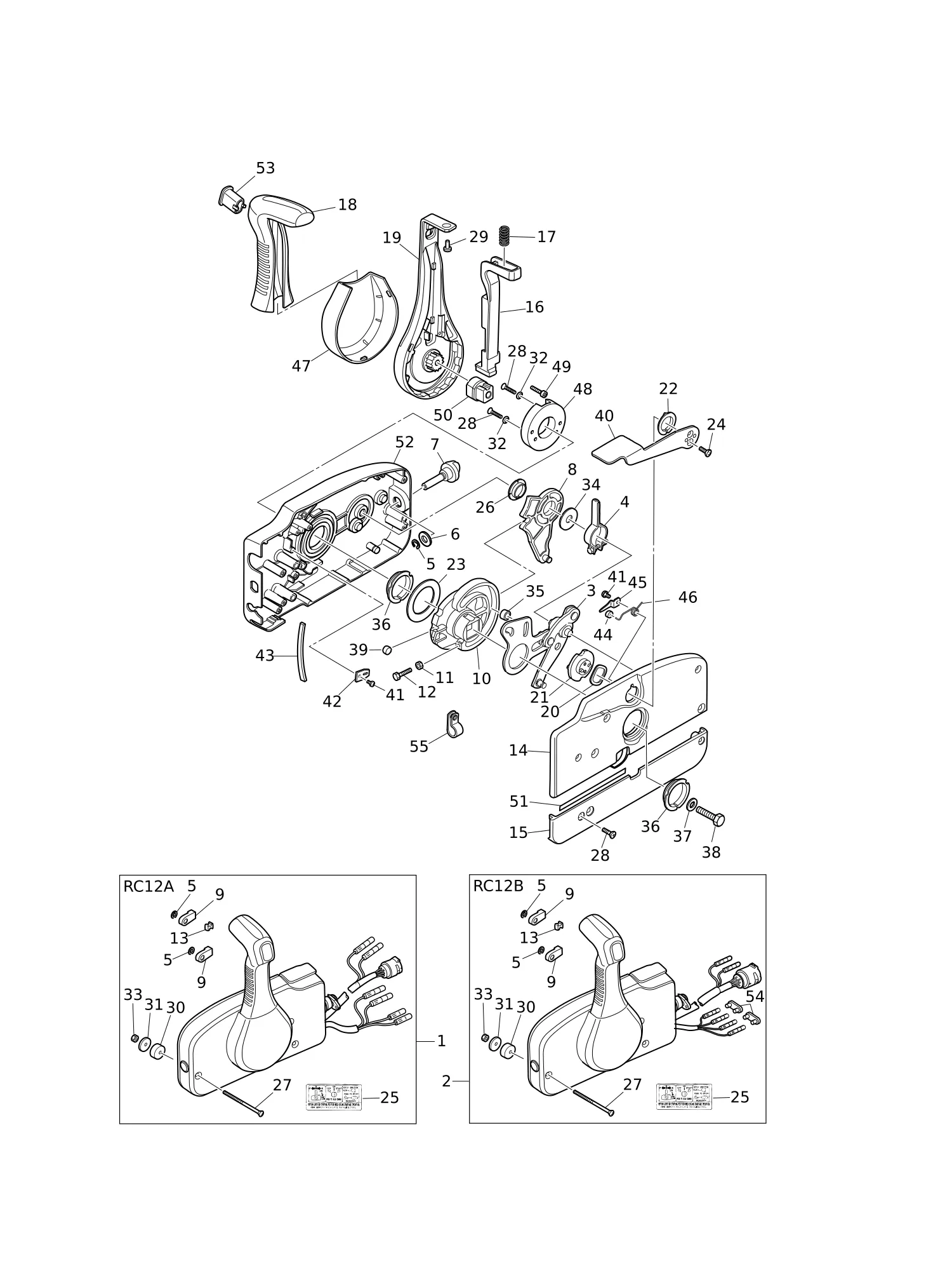 COMPONENT PARTS OF REMOTE CONTROL